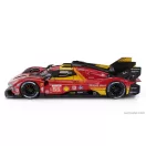 Burago FERRARI 499P 3.0L TURBO V6 TEAM FERRARI AF CORSE N 51 3rd 24h LE MANS 2024 ALESSANDRO PIER GUIDI - JAMES CALADO - ANTONIO GIOVINAZZI