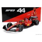 Burago FERRARI F1 SF-23 TEAM SCUDERIA FERRARI HP N 44 FIORANO 2025 LEWIS HAMILTON - WITH PILOT