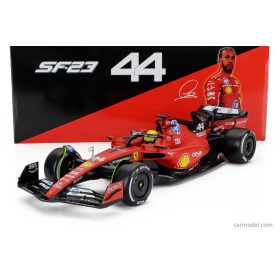   Burago FERRARI F1 SF-23 TEAM SCUDERIA FERRARI HP N 44 FIORANO 2025 LEWIS HAMILTON - WITH PILOT