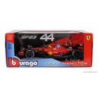 Burago FERRARI F1 SF-23 TEAM SCUDERIA FERRARI HP N 44 FIORANO 2025 LEWIS HAMILTON - WITH PILOT