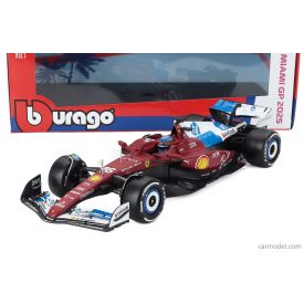   Burago FERRARI F1 SF-25 TEAM SCUDERIA FERRARI N 16 MIAMI GP 2025 CHARLES LECLERC