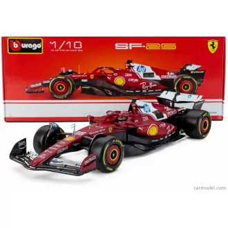   Burago FERRARI F1 SF-25 TEAM SCUDERIA FERRARI N 16 SEASON 2025 CHARLES LECLERC