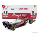 Burago FERRARI F1 SF-25 TEAM SCUDERIA FERRARI HP N 44 MONZA ITALY GP 2025 LEWIS HAMILTON - NIKI LAUDA 50th ANNIVERSARY WORLD CHAMPION