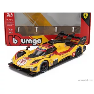   Burago FERRARI 499P 3.0L TURBO V6 TEAM AF CORSE N 83 WINNER 24h LE MANS 2025 ROBERT KUBICA - PHIL HANSON - YIFEI YE