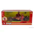 Burago FERRARI F1 SF-24 TEAM SCUDERIA FERRARI N 16 SEASON 2024 CHARLES LECLERC - WITH PILOT