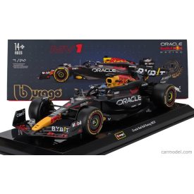   Burago RED BULL F1 RB20 TEAM ORACLE RED BULL RACING N 1 WORLD CHAMPION SEASON 2024 MAX VERSTAPPEN - WITH PILOT AND SHOWCASE