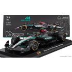 Burago MERCEDES GP F1 W15 EQ PERFORMANCE TEAM AMG PETRONAS MOTORSPORT N 44 SEASON 2024 LEWIS HAMILTON - WITH PILOT AND SHOWCASE