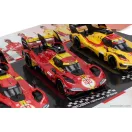 Burago FERRARI SET 3X 499P WINNER 24h LE MANS TEAM AF CORSE FERRARI - N 83 2025 - N 50 2024 - N 51 2023