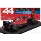 Burago FERRARI F1 SF-23 TEAM SCUDERIA FERRARI HP N 44 FIORANO 2025 LEWIS HAMILTON - WITH SHOWCASE