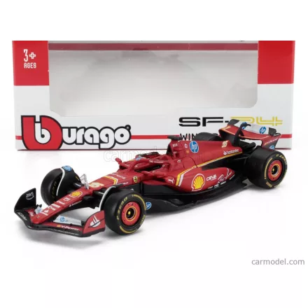 Burago FERRARI F1 SF-24 TEAM SCUDERIA FERRARI N 16 WINNER MONACO GP 2024 CHARLES LECLERC