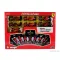 Burago FERRARI SET F1 7X TEAM SCUDERIA FERRARI N 5 2019 SEBASTIAN VETTEL - SF1000 N 16 2020 - SF21 N 16 SEASON 2021 - SF-75 N 55 2022 - SF-23 N 55 2023 - SF-24 N 16 2024 CHARLES LECLERC + N 55 CARLOS SAINZ