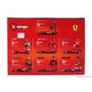 Burago FERRARI SET F1 7X TEAM SCUDERIA FERRARI N 5 2019 SEBASTIAN VETTEL - SF1000 N 16 2020 - SF21 N 16 SEASON 2021 - SF-75 N 55 2022 - SF-23 N 55 2023 - SF-24 N 16 2024 CHARLES LECLERC + N 55 CARLOS SAINZ