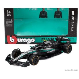   Burago MERCEDES F1 W16 TEAM AMG PETRONAS MOTORSPORT N 12 SEASON 2025 ANDREA KIMI ANTONELLI