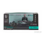 Burago MERCEDES F1 W16 TEAM AMG PETRONAS MOTORSPORT N 12 SEASON 2025 ANDREA KIMI ANTONELLI - WITH PILOT AND SHOWCASE