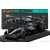 Burago MERCEDES F1 W16 TEAM AMG PETRONAS MOTORSPORT N 63 SEASON 2025 GEORGE RUSSELL - WITH PILOT AND SHOWCASE