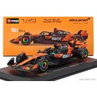 Burago McLAREN F1 MCL39 TEAM MCLAREN N 81 SEASON GP 2025 OSCAR PIASTRI - WITH PILOT AND SHOWCASE