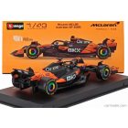 Burago McLAREN F1 MCL39 TEAM MCLAREN N 81 SEASON GP 2025 OSCAR PIASTRI - WITH PILOT AND SHOWCASE