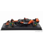 Burago McLAREN F1 MCL39 TEAM MCLAREN N 81 SEASON GP 2025 OSCAR PIASTRI - WITH PILOT AND SHOWCASE