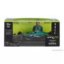 BURAGO ASTON MARTIN F1 AMR25 TEAM ARAMCO COGNIZANT N 14 SEASON 2025 FERNANDO ALONSO - WITH PILOT AND SHOWCASE