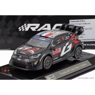   Burago TOYOTA YARIS GR RALLY1 HYBRID TEAM TOYOTA GAZOO RACING WRT (night version) N 17 RALLY 2024 SEBASTIEN OGIER - VINCENT LANDAIS