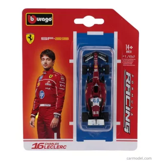  Burago FERRARI F1 SF-25 TEAM SCUDERIA FERRARI HP N 16 SEASON 2025 CHARLES LECLERC