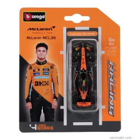   Burago McLAREN F1 MCL39 TEAM MCLAREN N 4 WORLD CHAMPION SEASON 2025 LANDO NORRIS