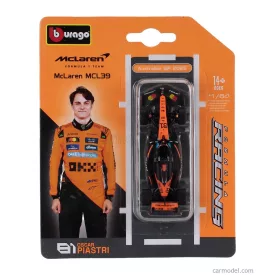   Burago McLAREN F1 MCL39 TEAM MCLAREN N 81 SEASON 2025 OSCAR PIASTRI