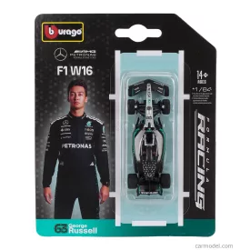   Burago MERCEDES F1 W16 TEAM AMG PETRONAS MOTORSPORT N 63 SEASON 2025 GEORGE RUSSELL