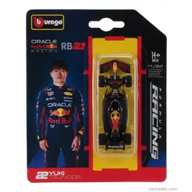   Burago RED BULL F1 RB21 TEAM ORACLE RED BULL RACING N 22 SEASON 2025 YUKI TSUNODA