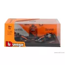 Burago McLAREN SET F1 2X MCL39 TEAM MCLAREN N 4 WORLD CHAMPION SEASON 2025 LANDO NORRIS + WINNER BRITISH GP 2025 - CON VETRINA - WITH SHOWCASE