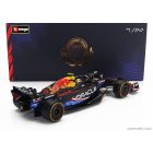 Burago RED BULL F1 RB19 TEAM ORACLE RED BULL RACING N 11 4th AUSTIN USA GP 2023 SERGIO PEREZ - WITH PILOT AND SHOWCASE