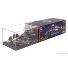 Burago RED BULL F1 RB19 TEAM ORACLE RED BULL RACING N 11 4th AUSTIN USA GP 2023 SERGIO PEREZ - WITH PILOT AND SHOWCASE