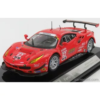   Burago FERRARI 488 GTE 3.9L TURBO V8 TEAM RISI COMPETIZIONE N 62 24h DAYTONA 2017 T.VILANDER - G.FISICHELLA - J.CALADO