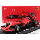 Burago  F1 FERRARI SF90 TEAM SCUDERIA FERRARI N 16 5th AUSTRALIAN GP 2019 CHARLES LECLERC - WITH PILOT