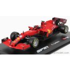 Burago FERRARI F1 SF21 TEAM SCUDERIA FERRARI MISSION WINNOW N 16 SEASON 2021 CHARLES LECLERC - CON PILOTA E VETRINA - WITH PILOT AND SHOWCASE