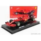 Burago FERRARI F1 SF21 TEAM SCUDERIA FERRARI MISSION WINNOW N 16 SEASON 2021 CHARLES LECLERC - CON PILOTA E VETRINA - WITH PILOT AND SHOWCASE