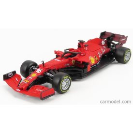   Burago FERRARI F1 SF21 TEAM SCUDERIA FERRARI MISSION WINNOW N 16 SEASON 2021 CHARLES LECLERC