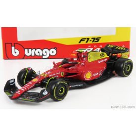   Burago FERRARI F1-75 SCUDERIA FERRARI N 55 4th MONZA GP ITALY 2022 C.SAINZ