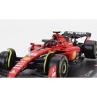 Burago FERRARI F1 SF-23 TEAM SCUDERIA FERRARI N 55 SEASON 2023 CARLOS SAINZ - WITH PILOT AND SHOWCASE - EXCLUSIVE CARMODEL