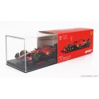 Burago FERRARI F1 SF-23 TEAM SCUDERIA FERRARI N 55 SEASON 2023 CARLOS SAINZ - WITH PILOT AND SHOWCASE - EXCLUSIVE CARMODEL