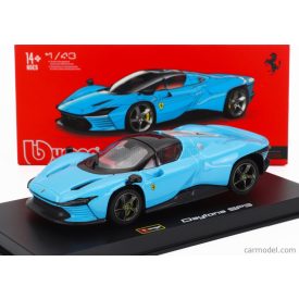   Burago FERRARI DAYTONA SP3 CLOSED ROOF 2022 - CON VETRINA - WITH SHOWCASE