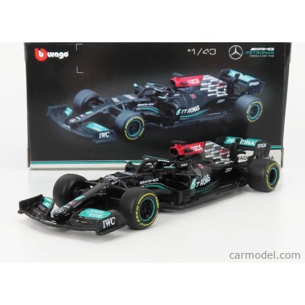 Burago F1 W12 MERCEDES M12 EQ POWER+ TEAM AMG PETRONAS MOTORSPORT N 77 SEASON 2021 V.BOTTAS