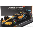 Burago McLAREN F1 MCL36 MERCEDES TEAM MCLAREN N 3 AUSTRALIAN GP 2022 DANIEL RICCIARDO - WITH HELMET AND PLASTIC SHOWCASE