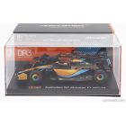 Burago McLAREN F1 MCL36 MERCEDES TEAM MCLAREN N 3 AUSTRALIAN GP 2022 DANIEL RICCIARDO - WITH HELMET AND PLASTIC SHOWCASE