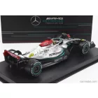 Burago MERCEDES F1 W13E TEAM MERCEDES-AMG PETRONAS F1 N 44 SEASON 2022 LEWIS HAMILTON - WITH HELMET AND PLASTIC SHOWCASE