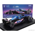 BURAGO RENAULT F1 A523 TEAM BWT ALPINE F1 N 10 SEASON 2023 PIERRE GASLY - CON PILOTA E VETRINA - WITH PILOT AND SHOWCASE