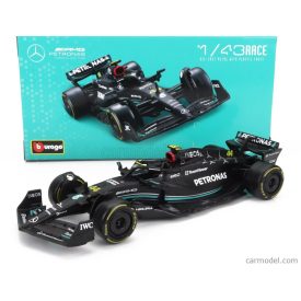   Burago MERCEDES F1 W14 TEAM MERCEDES-AMG PETRONAS FORMULA ONE N 44 SEASON 2023 LEWIS HAMILTON