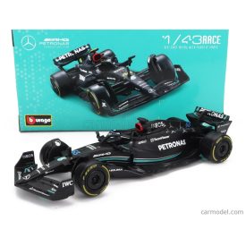  Burago MERCEDES F1 W14 TEAM MERCEDES-AMG PETRONAS FORMULA ONE N 63 SEASON 2023 GEORGE RUSSEL