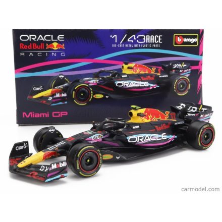 Burago Red Bull F1 RB19 TEAM ORACLE RED BULL RACING N 11 2nd MIAMI GP 2023 SERGIO PEREZ