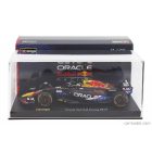 Burago Red Bull F1 RB19 TEAM ORACLE RED BULL RACING N 11 4th AUSTIN USA GP 2023 SERGIO PEREZ - WITH PILOT AND SHOWCASE
